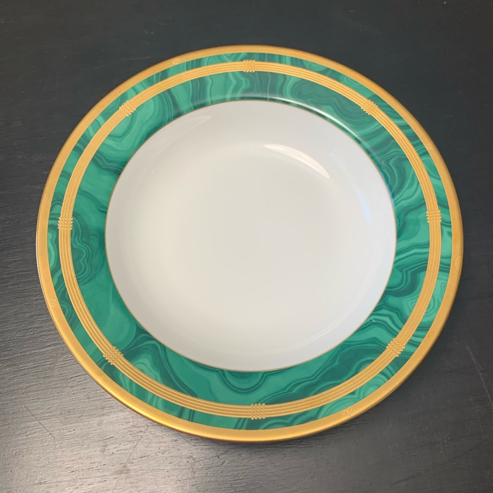 Christian Dior Gaudron Malachite Soup Bowl